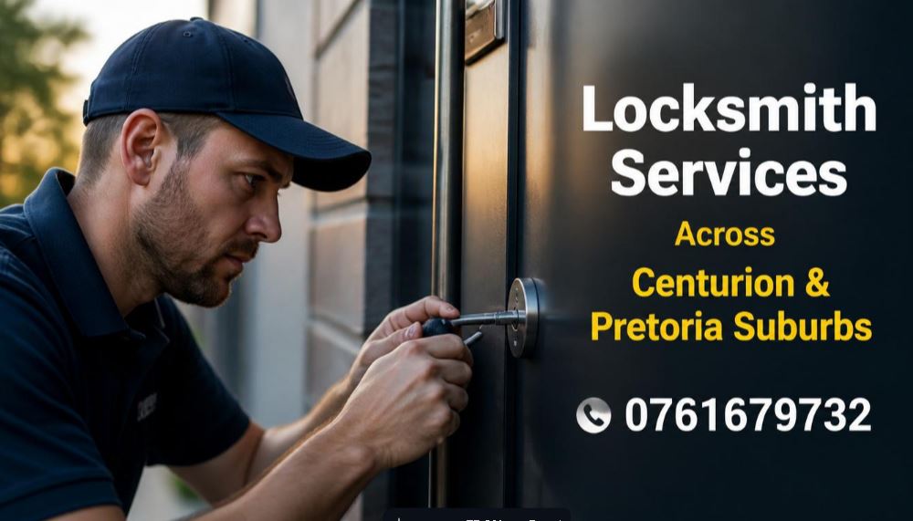 Locksmith Service Across Centurion and Pretoria